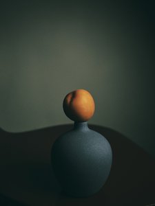 Mørk ferskenfarvet vase af FiguraNYC Photography