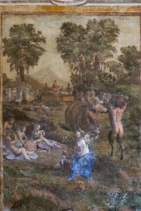 "Harvest", detalje fra Camerino dei Baccanali (frisk) af Filippino (and workshop) Lippi