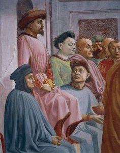 Miraklet om Theofilus, detalje fra Theofilus