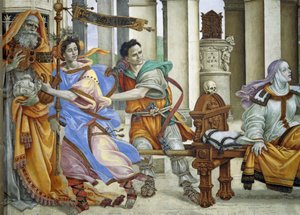 Evangelisten Johannes genopliver Drusiana af Filippino Lippi