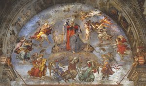 Antagelsen, Carafa-kapellet, Santa Maria sopra Minerva, Rom, 1488-93 af Filippino Lippi