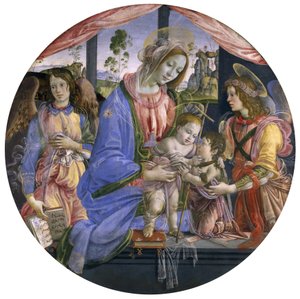 The Madonna and Child with the Infant St. John and Two Angels, midten af 1480