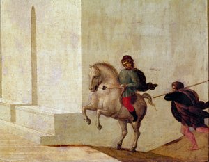 Lucreces død Lucrece (lucrezia eller Lucretia) romersk dame fra det 6. århundrede f.Kr. kommer til døden efter at være blevet offer for Sextus Tarquins vold. Tarquin er på jagt fra Rom og er her truet af Lucreces slægtninge (hendes far og mand af Filippino Lippi