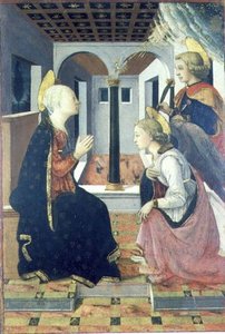 Bebudelsen med St. Julian (panel) af Filippo (workshop of) Lippi
