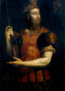 Portræt af Wamba, vestgotisk konge af Hispania (regeringstid fra 672 til 680) af Filippo Ariosto