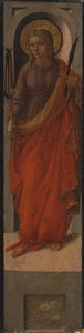 Kvinde helgen med en slagle af Fra Filippo Lippi
