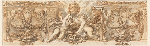 Dekoration af en frise af Filippo Marchionni