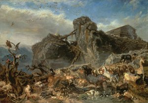 Dyr, der forlader arken, Ararat-bjerget