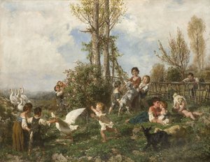 Forår, 1868 af Filippo Palizzi