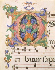 Missal 515 f.123r Initial 