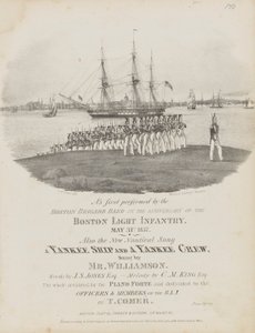 Et yankee-skib og en yankee-besætning (nodeomslag) af Fitz Henry Lane