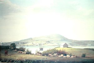 Blue Hill, Maine af Fitz Henry Lane