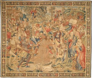 Processionen til Golgata af Flemish 16th Century