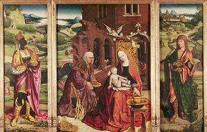 Tilbedelse af Magi af Flemish School