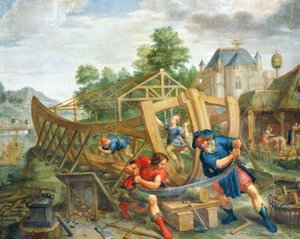 Bygningsark af Flemish School