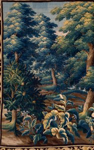 flamsk gobelin. Slut 17. århundrede. Ejendom af kirken Sint-Walburgakerk Oudenaarde (Dekenij van de Sint-Walburga). af Flemish School