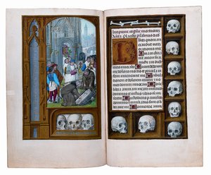 Folioer fra Rothschilds timebog, Gent eller Brugge, ca. 1505 af Flemish School