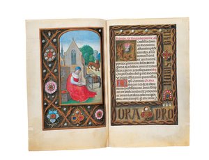 Folioer fra Rothschilds timebog, Gent eller Brugge, ca. 1505 af Flemish School