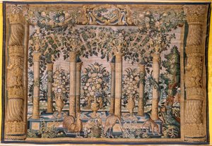 Gallerier Gallery of arbors TA67 2 af Flemish School
