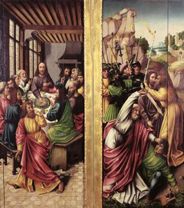Kys af Judas og sidste nadver, ca. 1500 af Flemish School