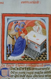 Ms Gen 1111 Page fra Legenda Aurea, Brugge, ca. 1400-10 af Flemish School