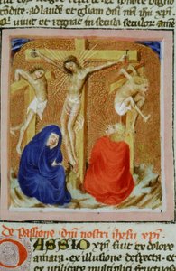 Ms Gen 1111 Page fra Legenda Aurea, Brugge, ca. 1400-10 af Flemish School