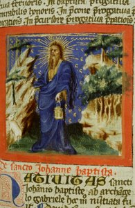 Ms Gen 1111 Page fra Legenda Aurea, Brugge, ca. 1400-10 af Flemish School