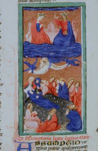 Ms Gen 1111 Page fra Legenda Aurea, Brugge, ca. 1400-10 af Flemish School