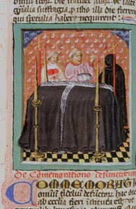 Ms Gen 1111 Page fra Legenda Aurea, Brugge, ca. 1400-10 af Flemish School