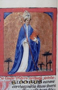 Ms Gen 1111 Page fra Legenda Aurea, Brugge, ca. 1400-10 af Flemish School