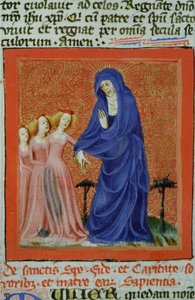 Ms Gen 1111 Page fra Legenda Aurea, Brugge, ca. 1400-10 af Flemish School