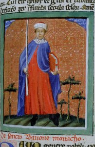 Ms Gen 1111 Page fra Legenda Aurea, Brugge, ca. 1400-10 af Flemish School