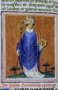 Ms Gen 1111 Page fra Legenda Aurea, Brugge, ca. 1400-10 af Flemish School