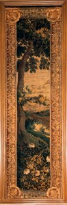Palads (Eu-slottet). Museet (Louis-Philippe-museet for Eu-slottet). flamsk gobelin. 1700-tallet. af Flemish School