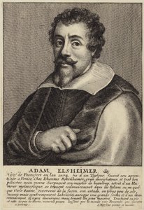 Portræt af Adam Elsheimer af Flemish School
