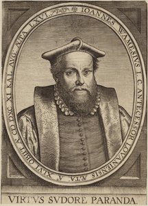 Portræt af Jan Wamesius af Flemish School