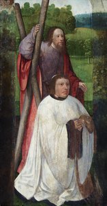 Sankt Andreas og donor, Sankt Jakob [2 paneler]