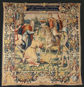 Hannibals historie, ca. 1570 (tæppe) af Flemish School