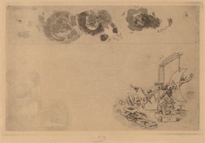 Belgian Border, Bill of Disorder (Frontiere de Belgique. Billet a Desordre) af Félicien Rops