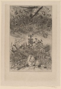 Frontispice: The Waifs (Les Epaves) af Félicien Rops