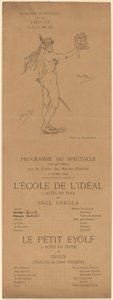 Idealets skole, Le Petit Eyolf, 1895. af Félicien Rops