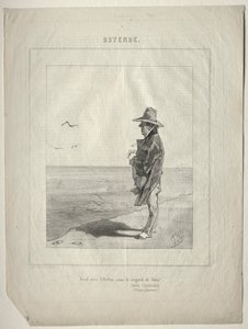 Oostende (Alene med havet under Guds blik!) af Félicien Rops