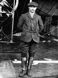 Henri Salmet, den store Bleriot-pilot, i Hendon, London, 1912 1933.