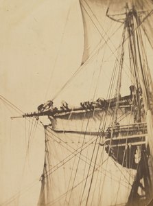 Duftende ombord på Astrée, 1871. af Félix Auguste Leclerc