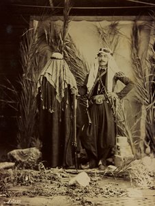 Album Damas et Baalbek : Syrisk par i traditionelt tøj