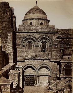 Album Palæstina 1887: Gravkirken i Jerusalem af Félix Bonfils