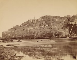 Jaffa, generel udsigt fra havet - Palæstina af Félix Bonfils