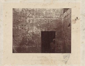 Mand i en døråbning i Ramses III
