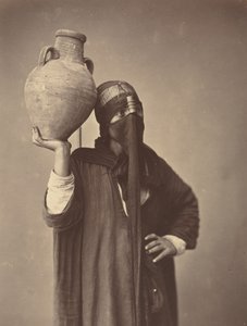 Water Carrier i Cairo, ca. 1870. af Félix Bonfils