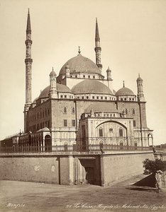 Muhammad Alis moske, kendt som Alabaster-moskeen, i Kairo, Egypten